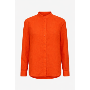 MMArtina linen shirt spicy orange