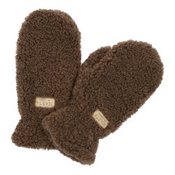 Mdcnadi teddy mitten brown