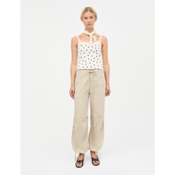 Dyed weave carmen pants plaza taupe