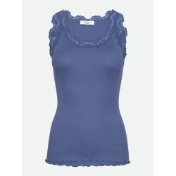 Silk top w/lace 5205-054