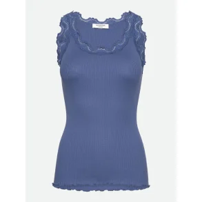 Silk top w/lace 5205-054