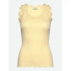 Silk top w/lace 5205-056