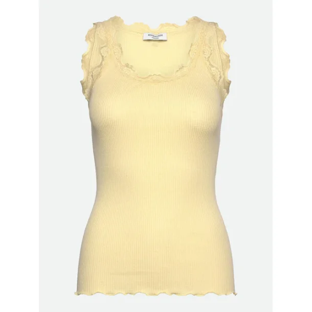 Silk top w/lace 5205-056