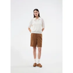 Agnesmd ss polo vanilla cream