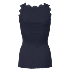 Silk top w/lace 5205-135