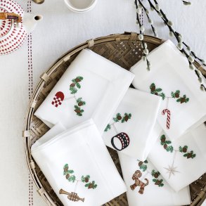 Juleservietter 6 stk.m. motiv 37468