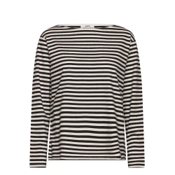 Soft single silke tee black snow wh