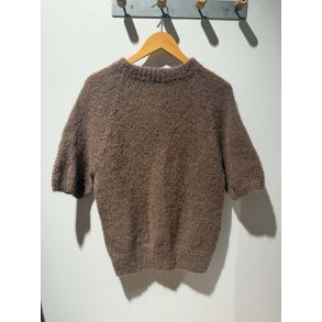 Ida kort �rme fluffy coffee brown