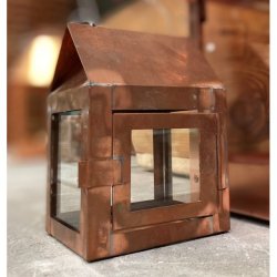 Hnge lanterne Kobber 8x12 cm