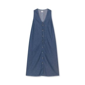 Air denim pauline dress dark blue d
