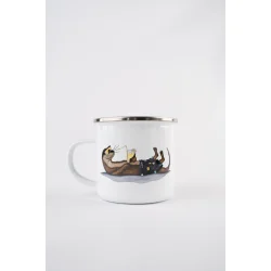 An otter vacation emaljekrus