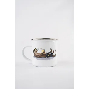 An otter vacation emaljekrus
