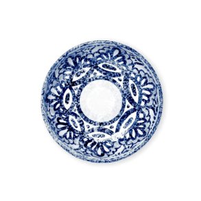 Andalusia shallow individual bowl blue