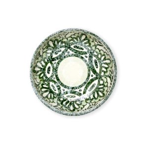 Andalusia shallow individual bowl green