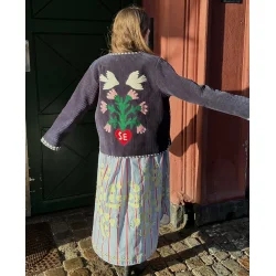 Anil jacket suzani embroidey navy