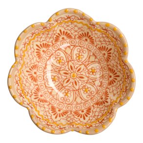 Aris Clay Scalloped sk�l lille sand