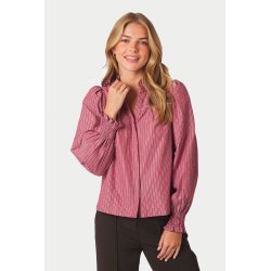 Astrida soft stripe stone dark rose