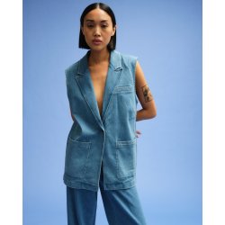 Augusta boxy blazer vest wash garda