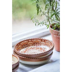 Avellana low bowl large 30x7,5 brun