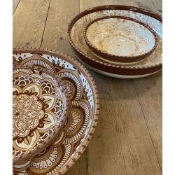 Avellana low bowl small 18x4,5 san