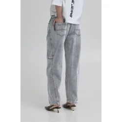 Bacammie curved jeans grey