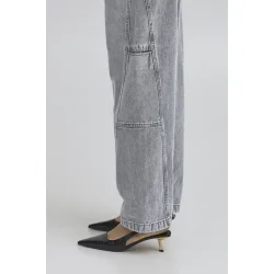 Bacammie curved jeans grey