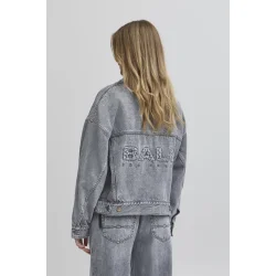 Bacammie denim jacket grey