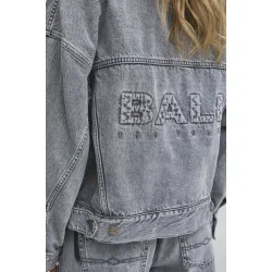 Bacammie denim jacket grey