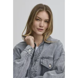 Bacammie denim jacket grey