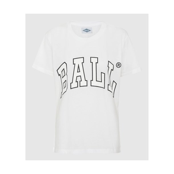 Ball T-shirt david bright white
