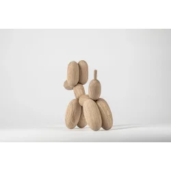 Ballon dog oak small 