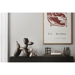 Ballon dog oak small 