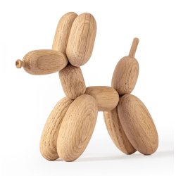 Ballon dog oak small 