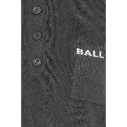 Bamarietta knit polo dark grey mel