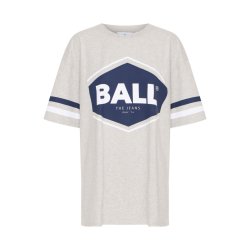 Banoemi oz tee medium grey melange 