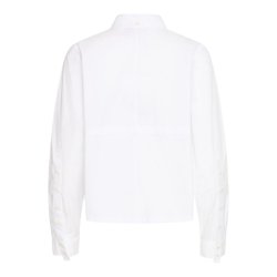 Banora cropped shirt blanc de blanc