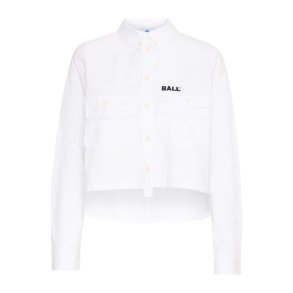 Banora cropped shirt blanc de blanc
