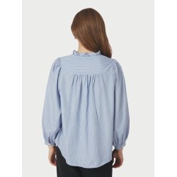 Barba striped blouse light blue 