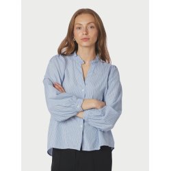 Barba striped blouse light blue 