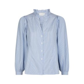 Barba striped blouse light blue 