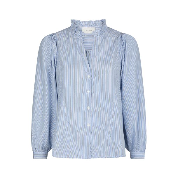 Barba striped blouse light blue 
