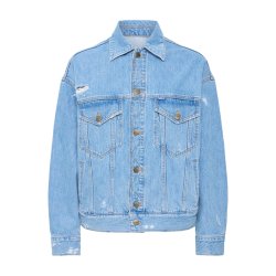 Baserre classic denim jacket light blue