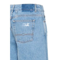 Baserre denim shorts light blue