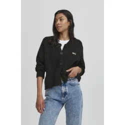 Bastacy rib cardigan black