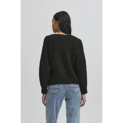 Bastacy rib cardigan black
