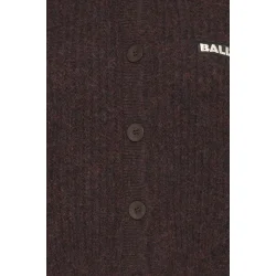 Bastacy rib cardigan coffee bean