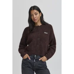 Bastacy rib cardigan coffee bean