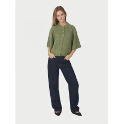 Benuta fluffy knit cardigan dusty g