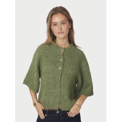 Benuta fluffy knit cardigan dusty g