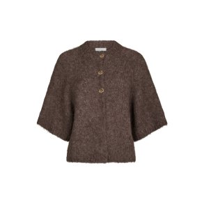 Benuta fluffy knit cardigan light brown  